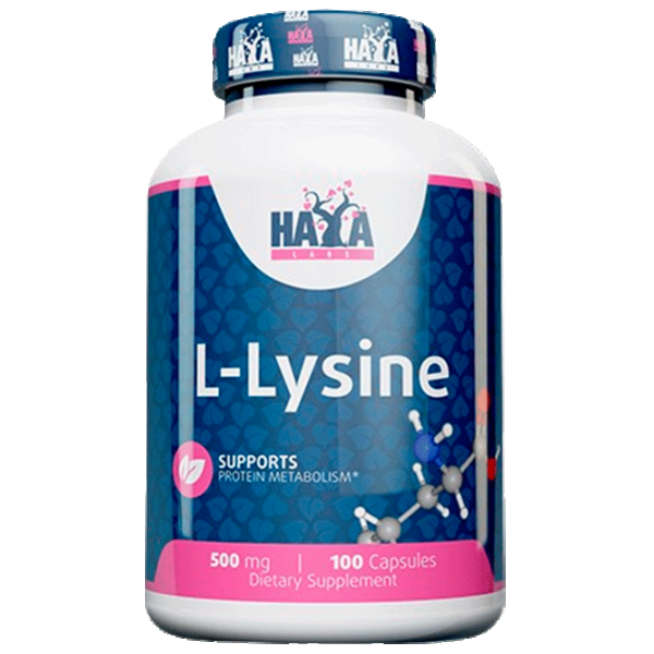 Vitamine și minerale Haya Labs L-Lysine (853809007516) 100 capsule photo 1