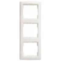 Ramă pentru priză și întrerupătoar IEK EML31-K01-01 White / 3