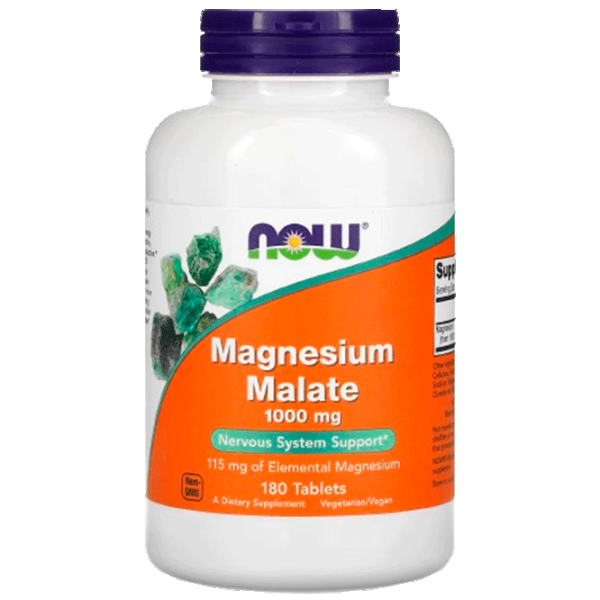 Vitamine și minerale Now Foods MAGNESIUM MALATE (733739013002) 180 photo 1 Vitamine și minerale Now Foods MAGNESIUM MALATE (733739013002) 180 photo 1