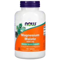 Витамины и минералы Now Foods MAGNESIUM MALATE (733739013002) 180