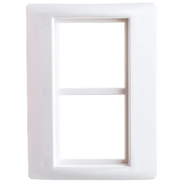 Ramă pentru priză și întrerupătoar IEK CKK-40D-RSU4-075-K01 White / 2 photo 2 Ramă pentru priză și întrerupătoar IEK CKK-40D-RSU4-075-K01 White / 2 photo 2