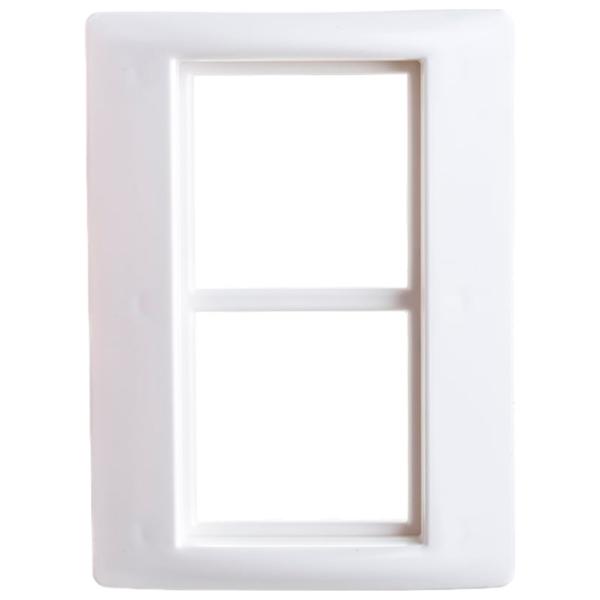 Ramă pentru priză și întrerupătoar IEK CKK-40D-RSU4-075-K01 White / 2 photo 2 Ramă pentru priză și întrerupătoar IEK CKK-40D-RSU4-075-K01 White / 2 photo 2