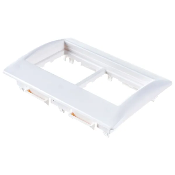 Ramă pentru priză și întrerupătoar IEK CKK-40D-RSU4-075-K01 White / 2 photo 4 Ramă pentru priză și întrerupătoar IEK CKK-40D-RSU4-075-K01 White / 2 photo 4