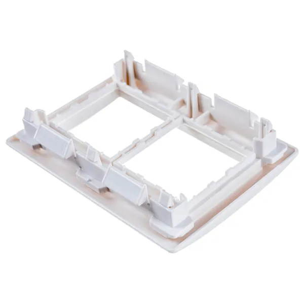 Ramă pentru priză și întrerupătoar IEK CKK-40D-RSU4-075-K01 White / 2 photo 5 Ramă pentru priză și întrerupătoar IEK CKK-40D-RSU4-075-K01 White / 2 photo 5