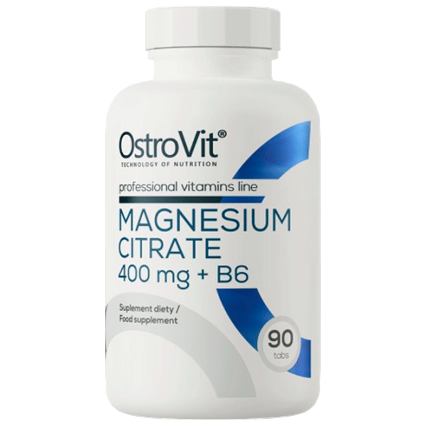 Vitamine și minerale OstroVit Magnesium Citrate + B6 (5903246229516) 90 photo 1