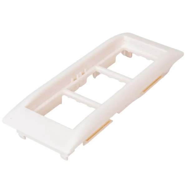 Ramă pentru priză și întrerupătoar IEK CKK-40D-RSU6-060-K01 White / 3 photo 2 Ramă pentru priză și întrerupătoar IEK CKK-40D-RSU6-060-K01 White / 3 photo 2