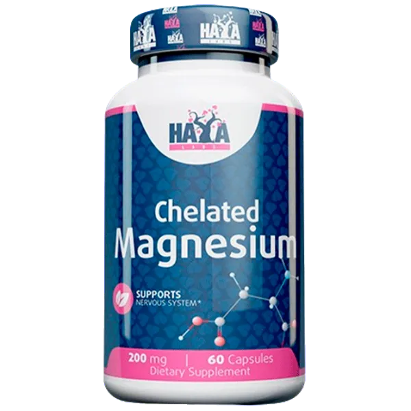 Vitamine și minerale Haya Labs Chelated Magnesium (854822007347) 60 photo 1 Vitamine și minerale Haya Labs Chelated Magnesium (854822007347) 60 photo 1