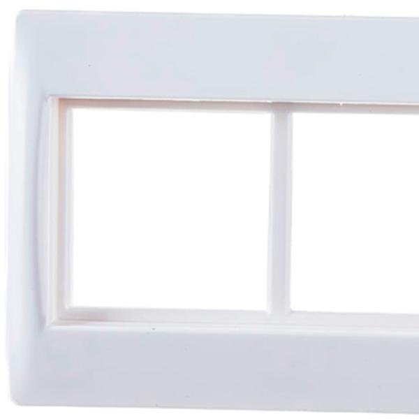 Ramă pentru priză și întrerupătoar IEK CKK-40D-RSU6-075-K01 White / 3 photo 4 Ramă pentru priză și întrerupătoar IEK CKK-40D-RSU6-075-K01 White / 3 photo 4