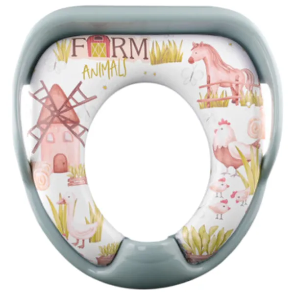 Сидение для унитаза Lorelli Farm Для мальчиков / 18+ месяцев / Elastomer photo 1