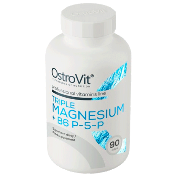 Vitamine și minerale OstroVit Triple Magnesium + B6 P-5-P (5903246229219) 90 capsule photo 2 Vitamine și minerale OstroVit Triple Magnesium + B6 P-5-P (5903246229219) 90 capsule photo 2