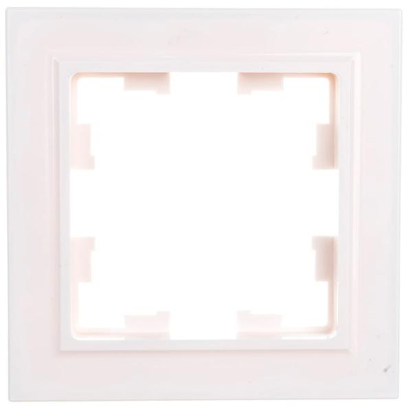 Ramă pentru priză și întrerupătoar IEK BR-M12-44-K01 White / 1 photo 1 Ramă pentru priză și întrerupătoar IEK BR-M12-44-K01 White / 1 photo 1