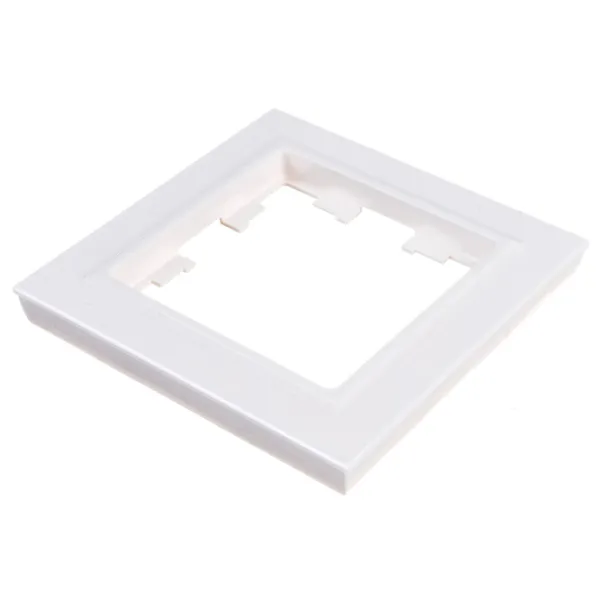 Ramă pentru priză și întrerupătoar IEK BR-M12-44-K01 White / 1 photo 3 Ramă pentru priză și întrerupătoar IEK BR-M12-44-K01 White / 1 photo 3