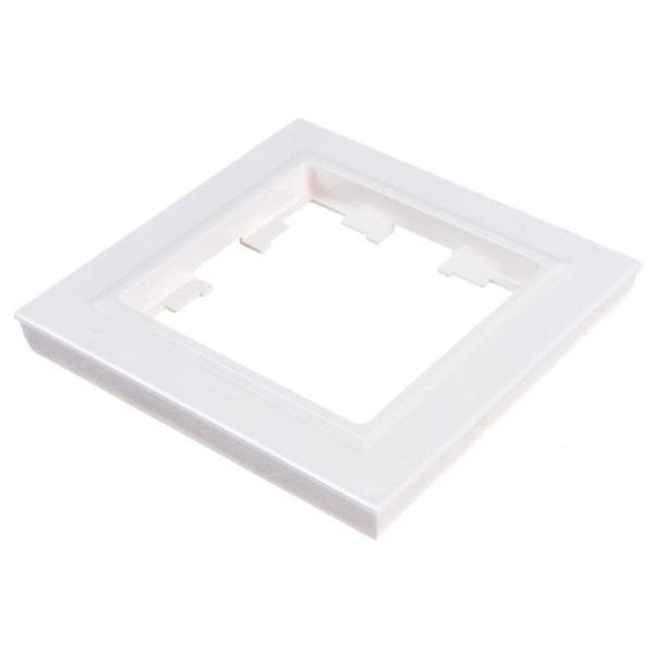 Ramă pentru priză și întrerupătoar IEK BR-M12-44-K01 White / 1 photo 3 Ramă pentru priză și întrerupătoar IEK BR-M12-44-K01 White / 1 photo 3