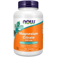 Vitamine și minerale Now Foods Magnesium Citrate (733739012906) 100