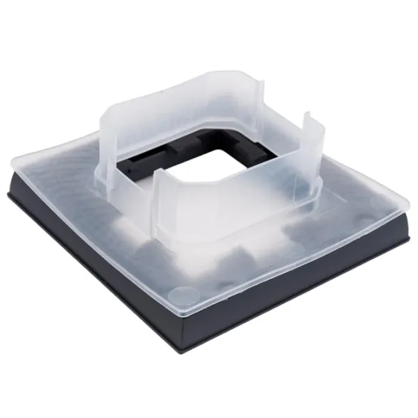 Ramă pentru priză și întrerupătoar IEK BR-M12-44-K53 Black / 1 photo 5 Ramă pentru priză și întrerupătoar IEK BR-M12-44-K53 Black / 1 photo 5