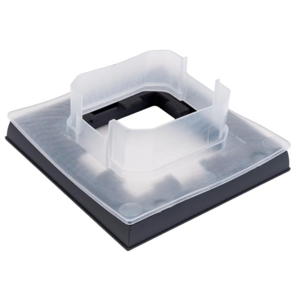 Ramă pentru priză și întrerupătoar IEK BR-M12-44-K53 Black / 1 photo 5 Ramă pentru priză și întrerupătoar IEK BR-M12-44-K53 Black / 1 photo 5