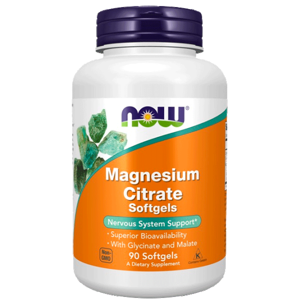 Витамины и минералы Now Foods Magnesium Citrate (733739012975) 90 капсул photo 1