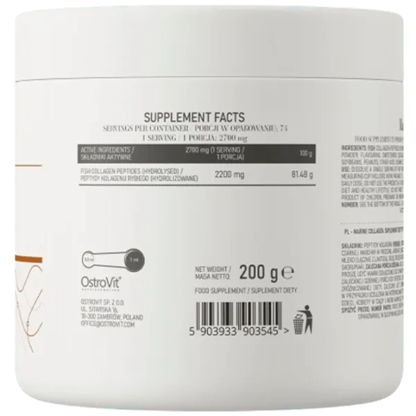 Vitamine și minerale OstroVit Marine Collagen (5903933903545)  photo 3