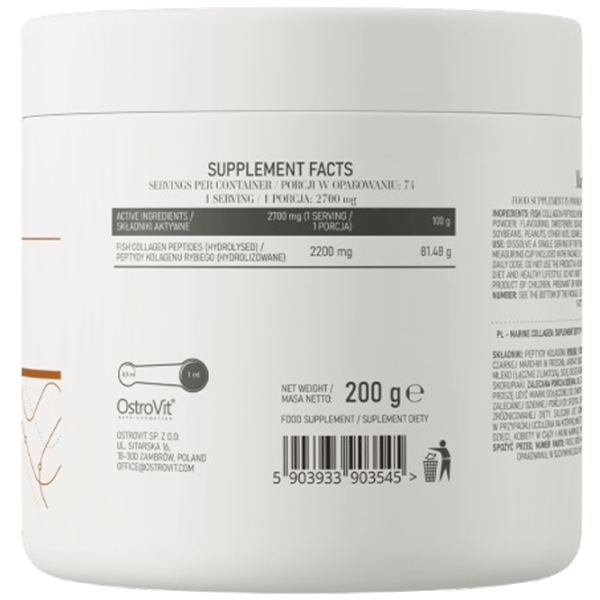 Vitamine și minerale OstroVit Marine Collagen (5903933903545)  photo 3