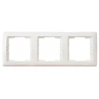 Ramă pentru priză și întrerupătoar IEK (EML30-K01-01 White / 3