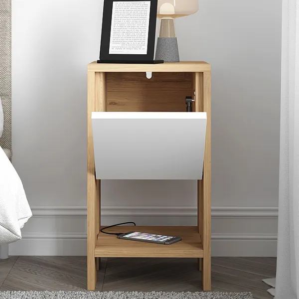 Тумбочки Showdeko EMA SAPPHIRE  55 x 30 x 30см / ЛДСП / Oak photo 2 Тумбочки Showdeko EMA SAPPHIRE  55 x 30 x 30см / ЛДСП / Oak photo 2