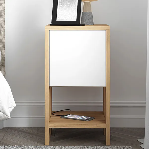Тумбочки Showdeko EMA SAPPHIRE  55 x 30 x 30см / ЛДСП / Oak photo 4 Тумбочки Showdeko EMA SAPPHIRE  55 x 30 x 30см / ЛДСП / Oak photo 4