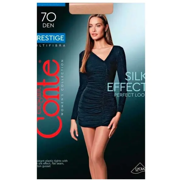 Colanți pentru femei Conte PRESTIGE_70 5 / Black photo 3