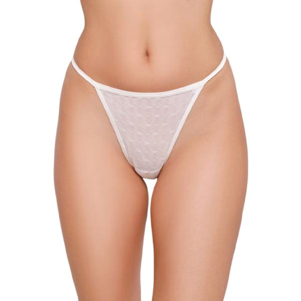 Трусики для женщин Fantasy 1192  XL / Слоновая кость / Cтринги  photo 1