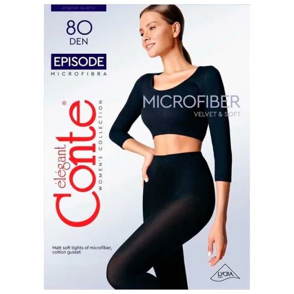 Колготки для женщин Conte EPISODE_80 5 / Черный photo 4