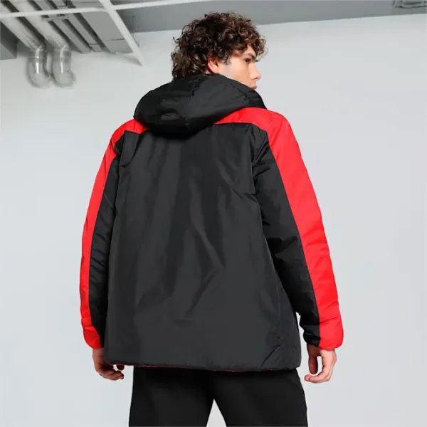 Scurtă pentru bărbați Puma Ferrari Style Reversible Padded Demisezon / Black photo 3 Scurtă pentru bărbați Puma Ferrari Style Reversible Padded Demisezon / Black photo 3