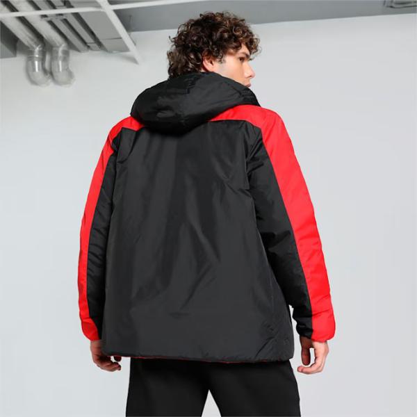 Scurtă pentru bărbați Puma Ferrari Style Reversible Padded Demisezon / Black photo 3 Scurtă pentru bărbați Puma Ferrari Style Reversible Padded Demisezon / Black photo 3