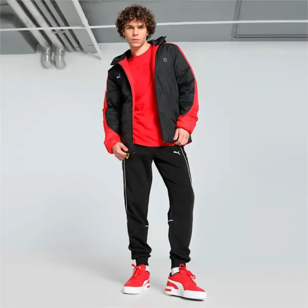 Scurtă pentru bărbați Puma Ferrari Style Reversible Padded Demisezon / Black photo 2 Scurtă pentru bărbați Puma Ferrari Style Reversible Padded Demisezon / Black photo 2