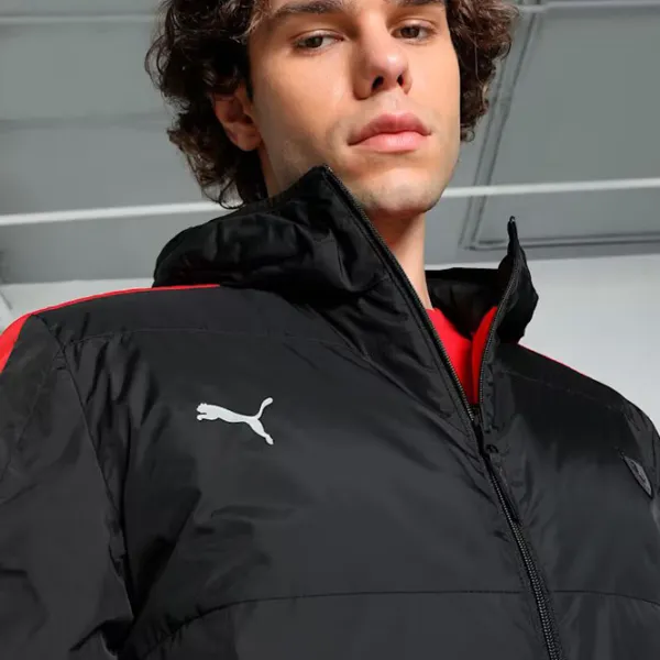 Scurtă pentru bărbați Puma Ferrari Style Reversible Padded Demisezon / Black photo 4 Scurtă pentru bărbați Puma Ferrari Style Reversible Padded Demisezon / Black photo 4