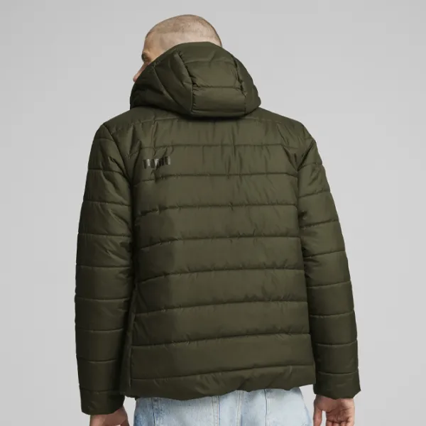 Scurtă pentru bărbați Puma Ess Hooded Padded Jacket Demisezon / Olive photo 3