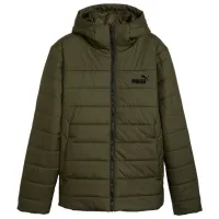 Scurtă pentru bărbați Puma Ess Hooded Padded Jacket Demisezon / Olive