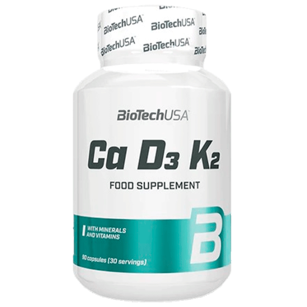 Витамины и минералы BioTechUSA Ca-D3-K2 (5999076234202) 90 капсул photo 1