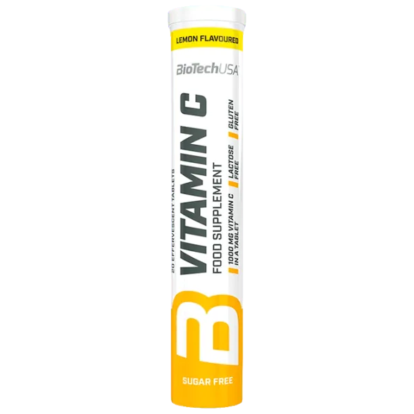 Vitamine și minerale BioTechUSA Vitamin C efferniscent (5999076236534) 20 photo 1 Vitamine și minerale BioTechUSA Vitamin C efferniscent (5999076236534) 20 photo 1