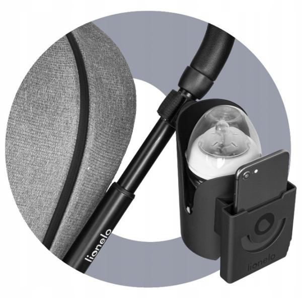 Suport pentru pahar Lionelo Ove  Plastic / Black photo 3