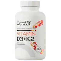 Витамины и минералы OstroVit Vitamin D3 + K2 (5902232611960) 90
