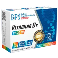 Витамины и минералы Balkan Pharmaceuticals Vitamine D3 (5999076235032) 30 капсул photo 2