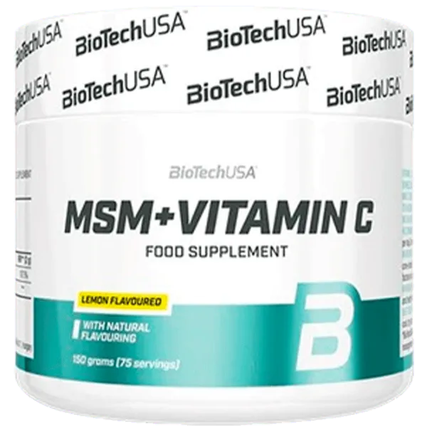 Vitamine și minerale BioTechUSA MSM+Vitamin C (5999076227013)  photo 1 Vitamine și minerale BioTechUSA MSM+Vitamin C (5999076227013)  photo 1