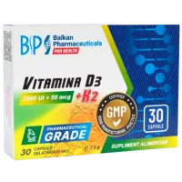 Витамины и минералы Balkan Pharmaceuticals Vitamin D3 + K2 (4840982013096) 30 капсул