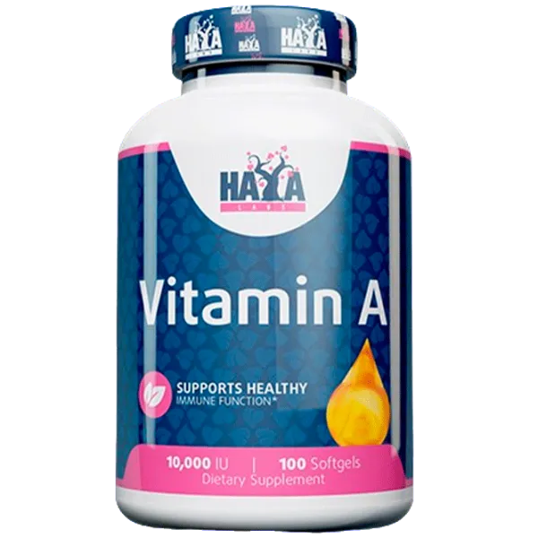 Vitamine și minerale Haya Labs Vitamin A (854822007439) 100 capsule photo 1 Vitamine și minerale Haya Labs Vitamin A (854822007439) 100 capsule photo 1