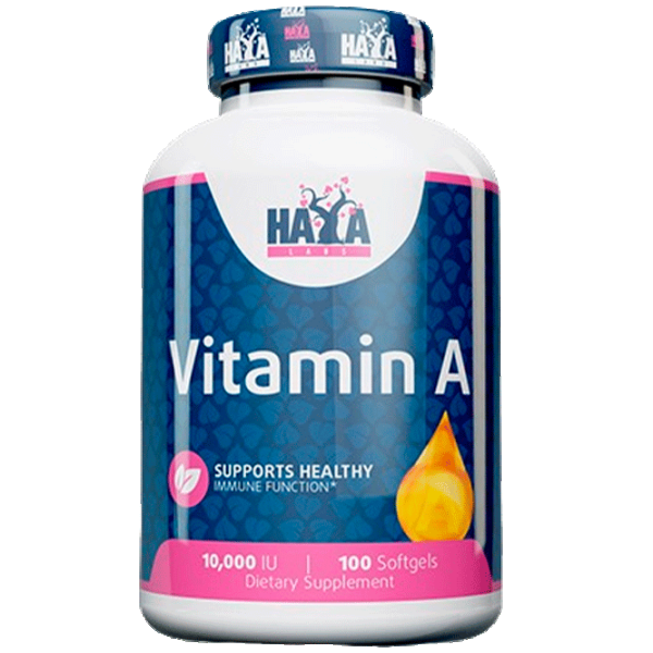 Vitamine și minerale Haya Labs Vitamin A (854822007439) 100 capsule photo 1 Vitamine și minerale Haya Labs Vitamin A (854822007439) 100 capsule photo 1