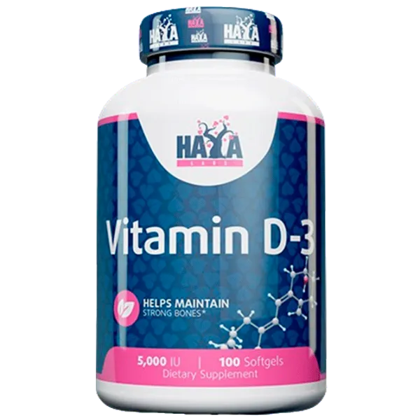 Витамины и минералы Haya Labs Vitamin D3 (854822007828) 100 капсул photo 1 Витамины и минералы Haya Labs Vitamin D3 (854822007828) 100 капсул photo 1