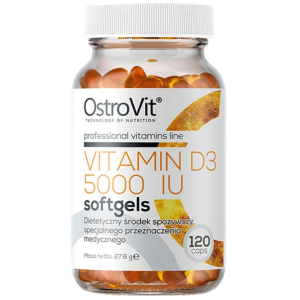 Витамины и минералы OstroVit Vitamin D3 (5903246221138) 120 photo 1 Витамины и минералы OstroVit Vitamin D3 (5903246221138) 120 photo 1