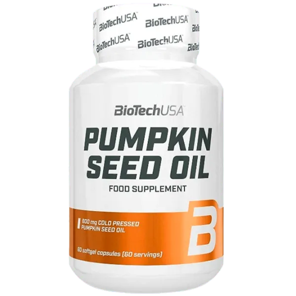 Vitamine și minerale BioTechUSA Pumpkin Seed Oil (5999076240487) 60 photo 1 Vitamine și minerale BioTechUSA Pumpkin Seed Oil (5999076240487) 60 photo 1
