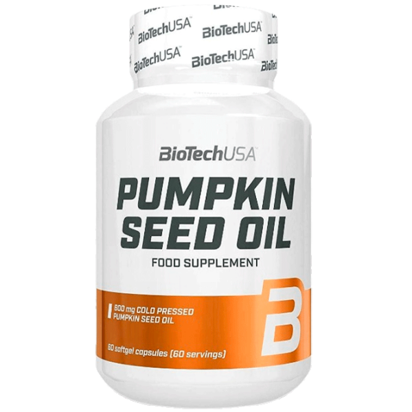 Vitamine și minerale BioTechUSA Pumpkin Seed Oil (5999076240487) 60 photo 1 Vitamine și minerale BioTechUSA Pumpkin Seed Oil (5999076240487) 60 photo 1