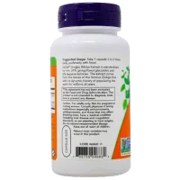 Vitamine și minerale Now Foods Ginkgo Biloba (733739046864) 60 photo 2