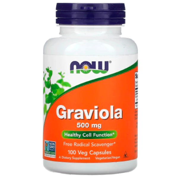 Витамины и минералы Now Foods GRAVIOLA (733739047038) 100 капсул photo 1 Витамины и минералы Now Foods GRAVIOLA (733739047038) 100 капсул photo 1